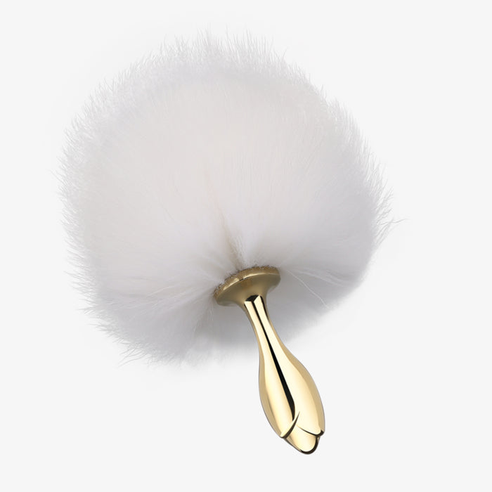 SEVANDA White Bunny Tail Anal Plug - Soft & Elegant Adult Pleasure Toy