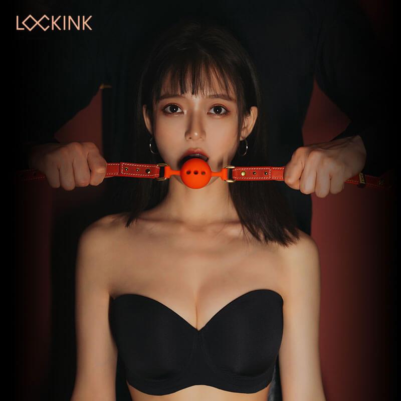 SEVANDA Breathable Mouth Gag with Interchangeable Butterfly-tie Collar