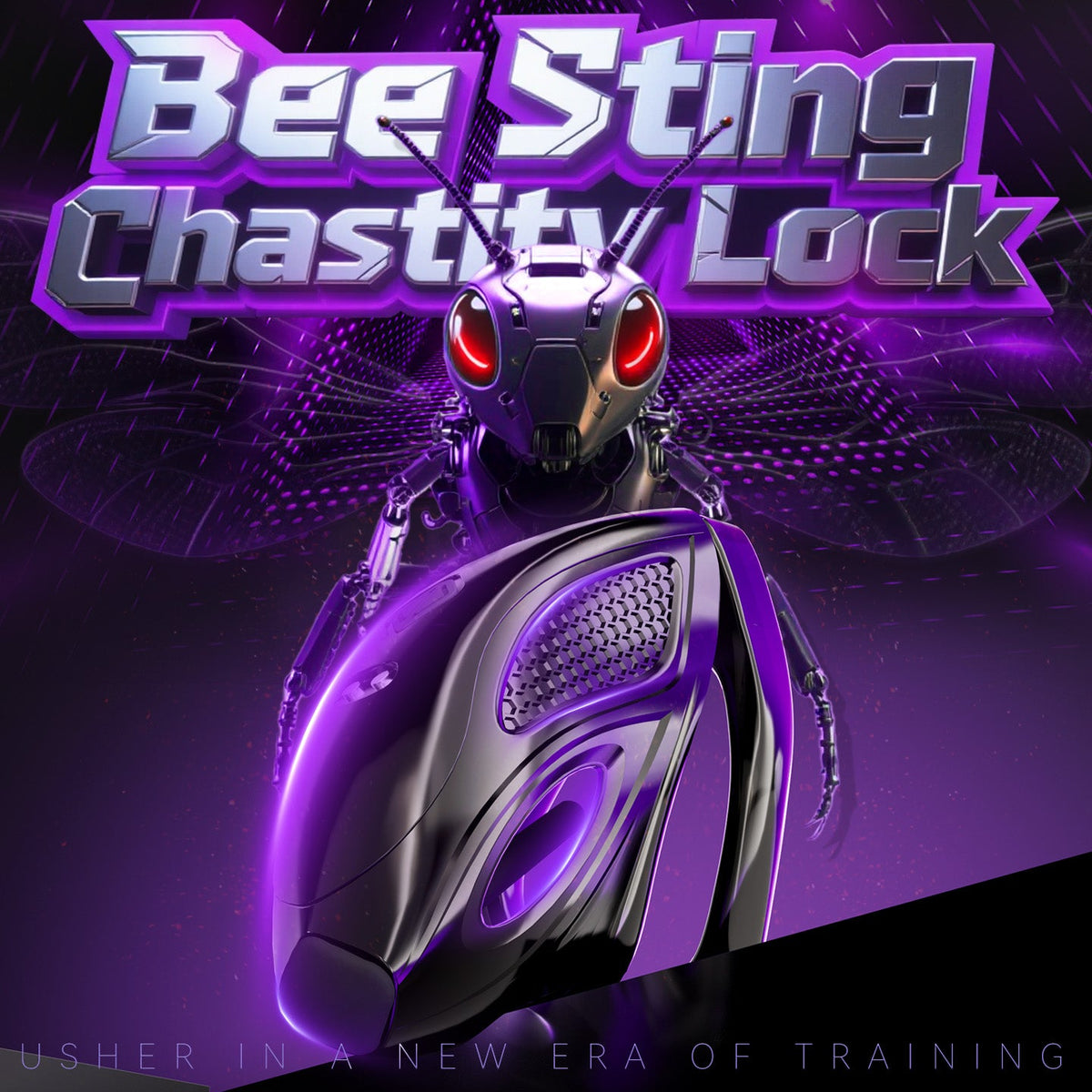 LOCKINK Bee Sting Smart Chastity Cage with App & Estim Control