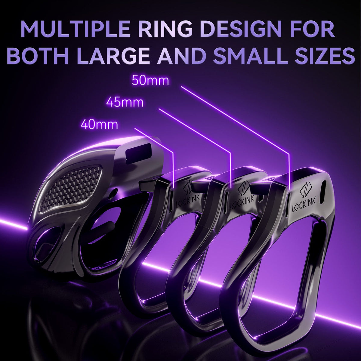LOCKINK Bee Sting Smart Chastity Cage with App & Estim Control