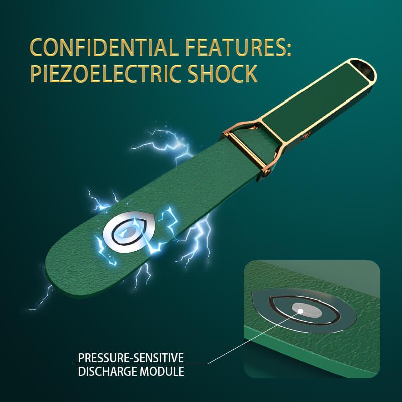 QIUI Beat Pat Smart App Controlled Electric Shock Leather Spanking Paddle