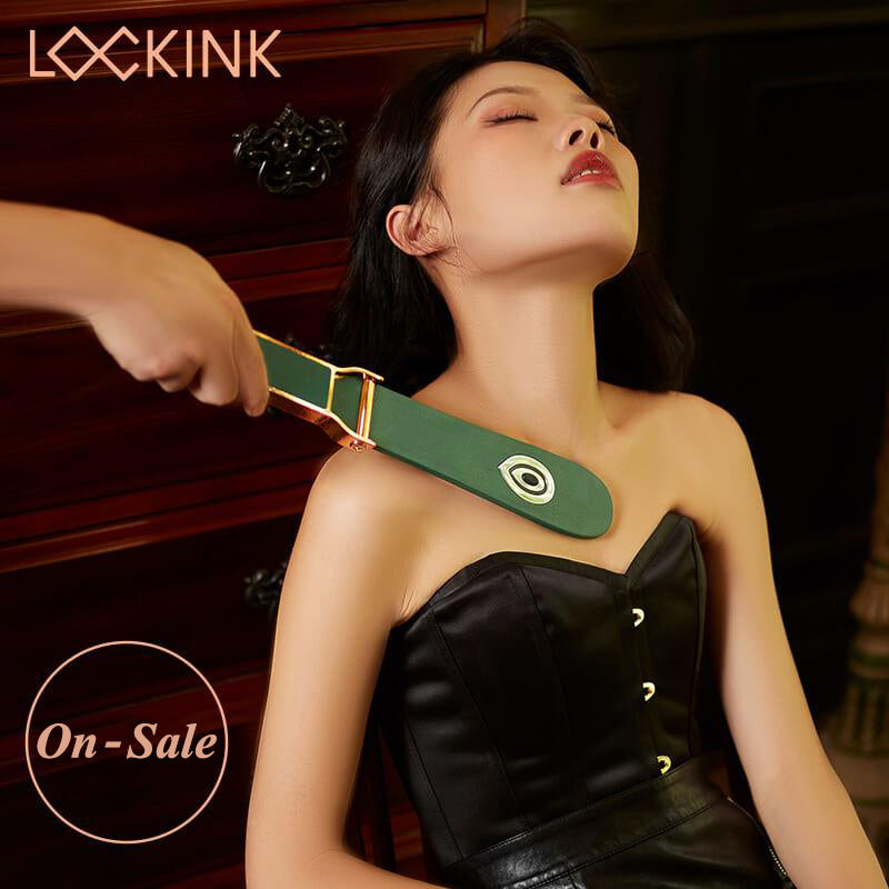QIUI Beat Pat Smart App Controlled Electric Shock Leather Spanking Paddle