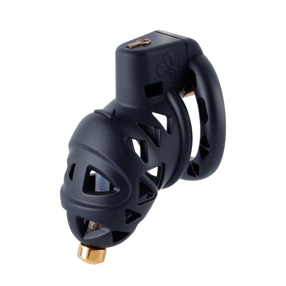 SEVANDA Rattlesnake Plastic Male Chastity Cage Belt With Anal Plug