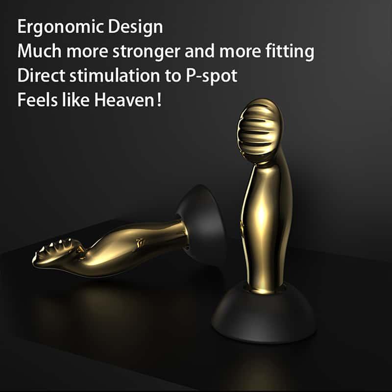 SEVANDA Eros Remote Control Metal Vibrating Prostate Massager