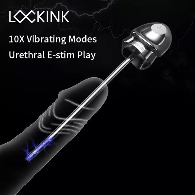 SEVANDA Vibrating E-stim Metal Urethral Sounding Plug Catheters Dilator