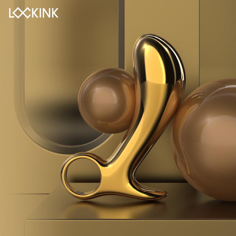 SEVANDA Woodpecker  Private Prostate Massager Gold Metal Anal Plug
