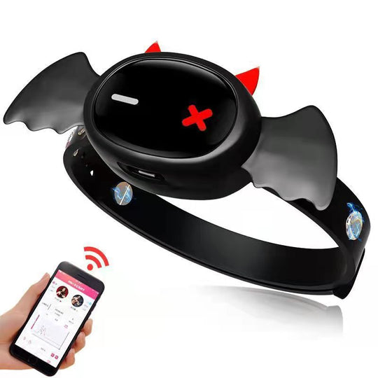 QIUI Little Devil APP Control Smart Electric Shock Submissive Collar