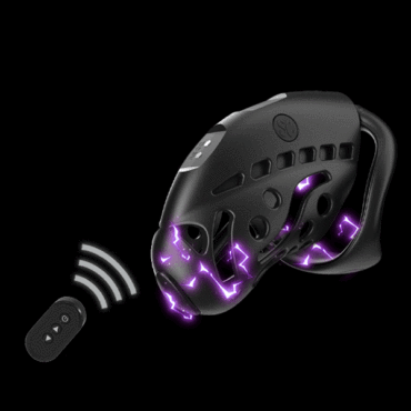 SEVANDA Nautilus Estim Electric Shock Remote Control Chastity Cage